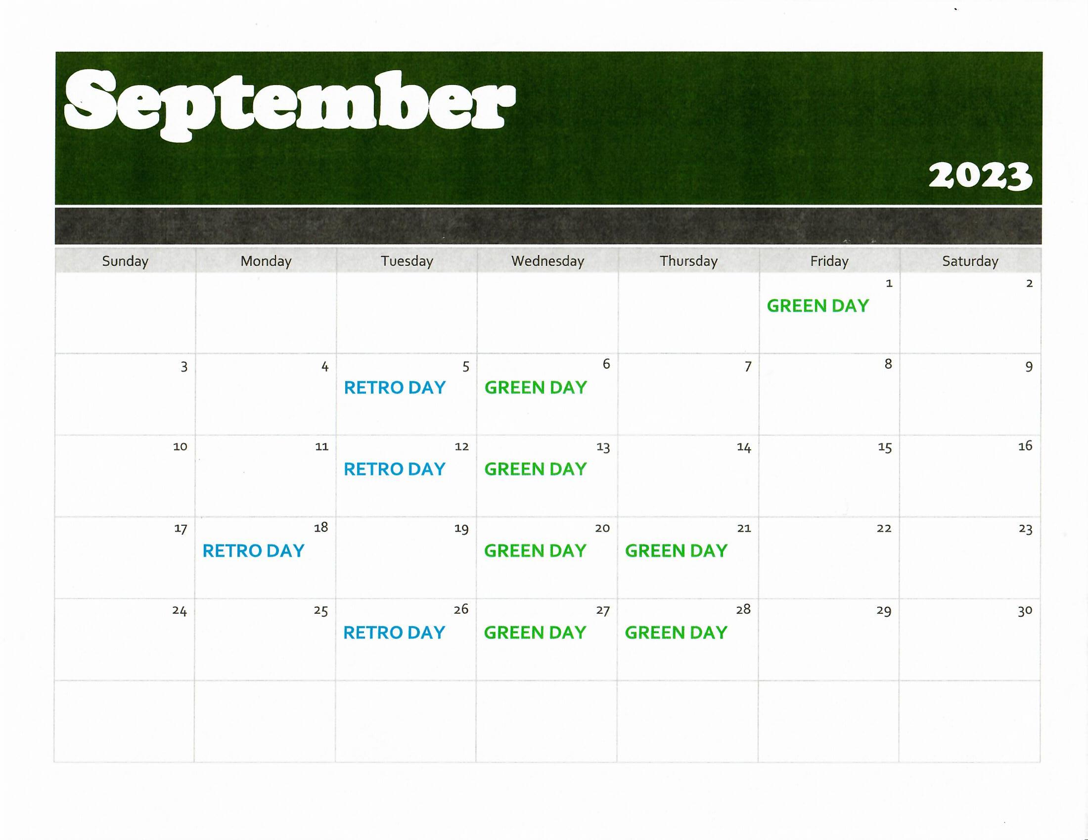 September Golf Specials